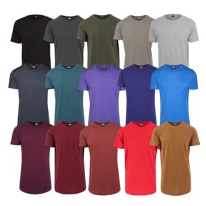Shaped Long Tea Mens T-Shirt Extra Long Basic Oversize Men